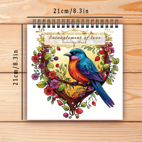 Hartjes kleurboek - Kleurboek Volwassenen En Tieners - Luxe kleurpapier - Mandala en hart patronen - 30 Unieke Kleurpagina's Met Prachtige Hartvormige En Sierlijke Patronen - 100gsm -Ê21x21cm