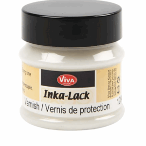 Vernis - Acrylvernis - Beschermende Lak - Topcoat - Finishlaag - Beschermlaag - Laklaag - Inka-Gold - 45 ml - Voor Metaalverf & Polijstwerk