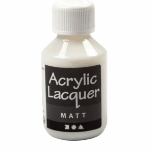 Acryllak - Glossy Acryllak - Waterbasis Acryllak - Beschermende Lak - Matte Lak Voor Creatieve Projecten - Houtbeschermende Lak - Karton Beschermende Lak - 100 ml Acryllak