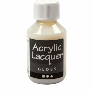 Acryllak - Glossy Acryllak - Waterbasis Acryllak - Beschermende Lak - Glanzende Lak Voor Creatieve Projecten - Houtbeschermende Lak - Karton Beschermende Lak - 100 ml Acryllak