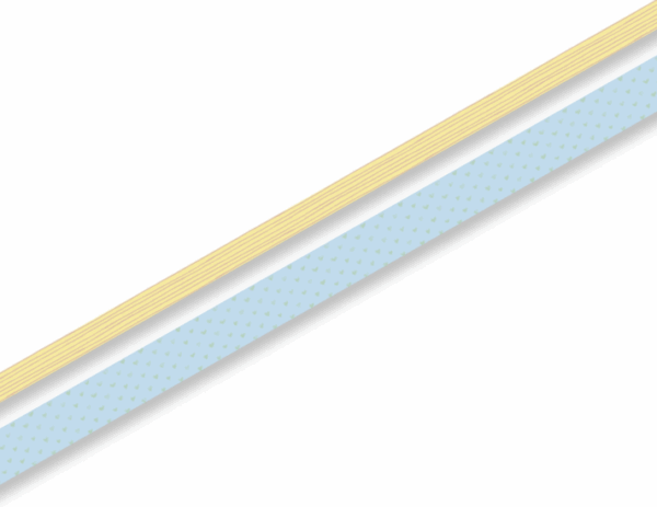 Studio Ins & Outs - Set Van 2 Washi Tape - Pastel 1.0 - Masking Tape - Decoratieve Plakband - Tape Lijnenpatroon (0,5cm) - Tape Hartjesprint (1cm) - Pastelkleuren