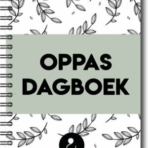 Studio Ins & Outs Oppasdagboek – Invulboek Oppas – A5 Herinneringsboek – 58 Pagina’s – Dagboek Oppas Opa Oma KDV PSZ - Groen