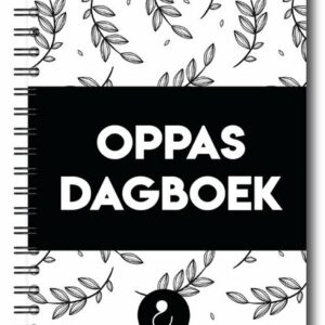 Studio Ins & Outs Oppasdagboek – Invulboek Oppas – A5 Herinneringsboek – 58 Pagina’s – Dagboek Oppas Opa Oma KDV PSZ - Zwartf