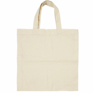 Katoenen Tas - 27,5x30 cm - 135 g/m² - 5 Stuks - Licht Naturel Katoenen Tas Voor Boodschappen