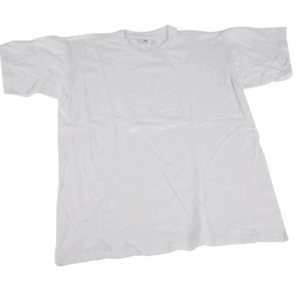 Wit Katoenen T-shirt - XX-Large - 60 cm Breed - Voor Bedrukken en DIY Projecten