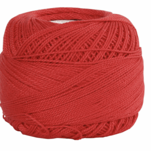Mercerised Katoengaren - Rood Borduurgaren - DIY Borduurgaren voor Haakwerk - Glanzend Katoen - Handwerken - Breien & Haken - 125 Meter - 20 Gram