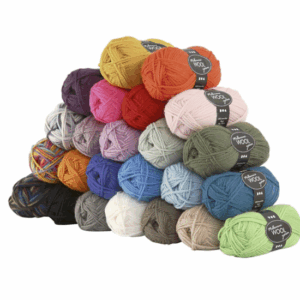 Melbourne Garen - DIY Breigaren Wol - Warme Haken & Breien Garen Voor Creatieve Projecten - Stevig Katoengaren Voor Handwerk & Mode - L 92 meter - 24 x 50 g - Kwaliteitsgaren