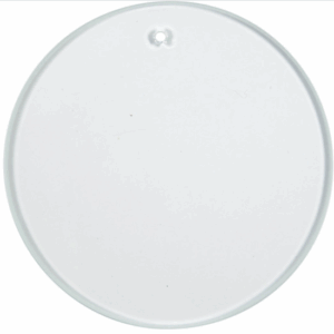 Glazen Platen 7 cm - Knutselglas - Ronde Transparante Platen - Dikte 3 mm - Set van 10